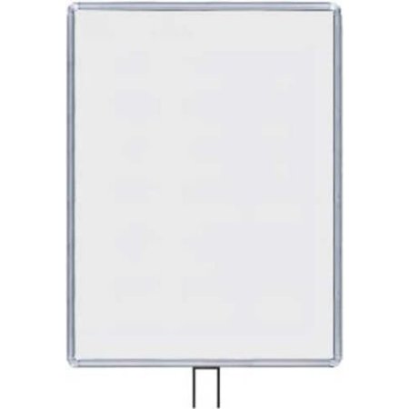 LAVI INDUSTRIES , Vertical Fixed Sign Frame, , 22" x 28", For 13' Posts, Chrome 50-1136F12V/CL